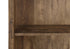 11.75" x 23.75" x 47.5" Cappuccino Particle Board Adjustable Shelves Bookshelf